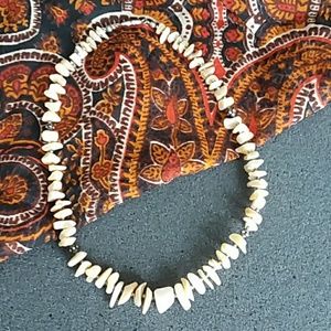 Mother of pearl chip necklace